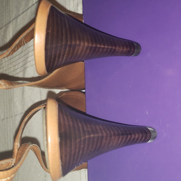 Enzo Angiolini NEW Closed Toe Slingback Stiletto Heels Pump Leather Women's 9.5 - Picture 9 of 17